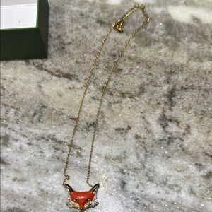 Elegant Fox Kate Spade Pendant Necklace